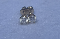 Náušnice diamanty klasické 0,54 ct 